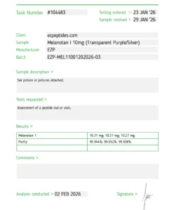 Alternative view of Melanotan I 10mg
